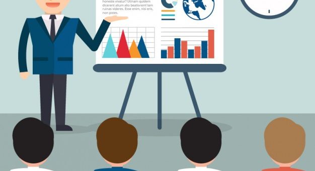 Business presentation Free Vector