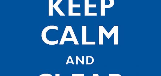 Keep Calm, clear cache